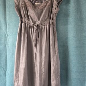 Chic Gray Midi Dress